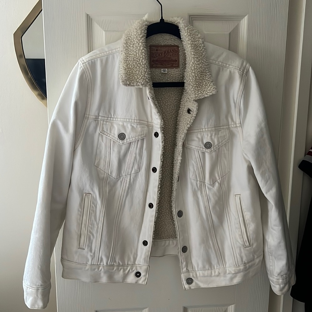 Lucky Brand Denim Sherpa Jacket